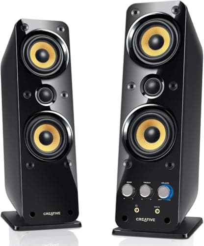 CREATIVE GigaWorks T40 Series II 2.0 Multimedia Speaker System with BasXPort Technology, Black