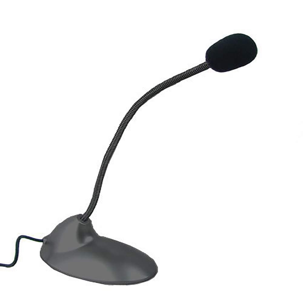 Tabletop USB Microphone Compatible with any Computer - Professional Desktop Microphone Black