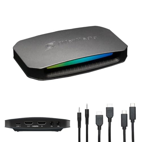 AVerMedia GC553G2 Live Gamer ULTRA 2.1 - 4K60 USB Capture Card with 4K144 & 1080p360 Passthrough, HDMI 2.1, VRR, Plug & Play, Low Latency Streaming for PS5, Xbox, Switch, OBS, Mac, Windows 11, PC