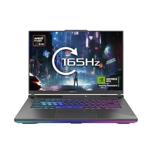 ASUS ROG Strix G16 G614PW Gaming Laptop | 16.0" Full HD+ 165Hz | AMD Ryzen 9-8940HX | NVIDIA GeForce RTX 5080 | 32GB RAM | 1TB SSD | Windows 11