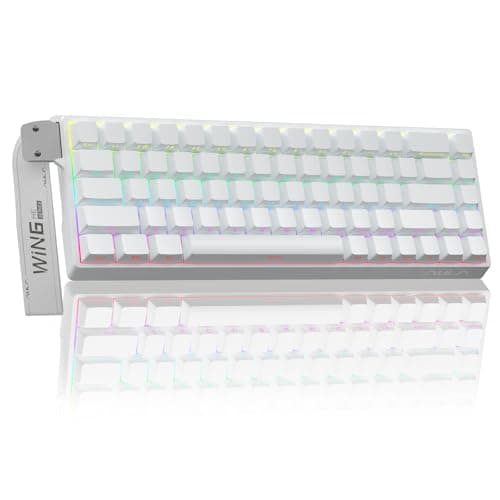AULA WIN68 HE Hall Effect Gaming Keyboard,Adjustable Actuation Rapid Trigger,0.02mm RT Accuracy,8000Hz,RGB Backlight,USB-C Wired,60% Percent Magnetic Keyboard