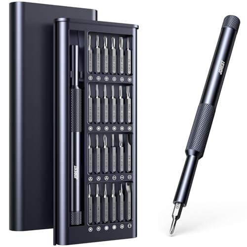 JOREST 25-in-1 Precision Screwdriver Set, Mini Repair Tool Kit with Torx for MacBook, Computer, Laptop, iPhone, PS5, Xbox, Switch, Glasses, Watch, Ring Doorbell, Electronic, Small Gift Gadget for Men
