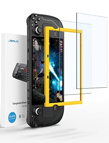 JSAUX 2-Pack Ultra HD Screen Protector for Steam Deck OLED/LCD