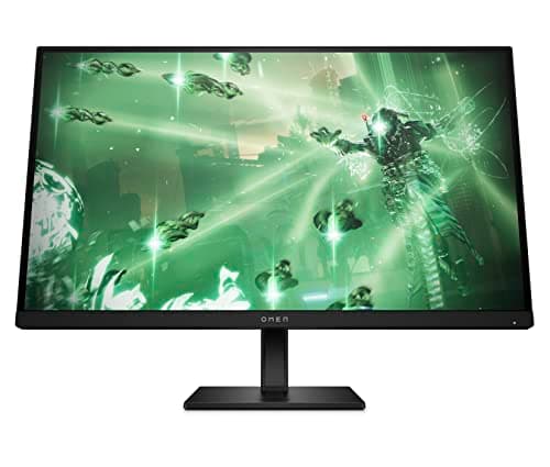 HP OMEN 27q Gaming Monitor | 27'' QHD IPS 165hz | Gaming Console Compatible | 2x HDMI 2.0 | 1x DisplayPort 1.4 | AMD FreeSync Premium | Tilt Pivot & height adjustments | VESA Mountable | Black