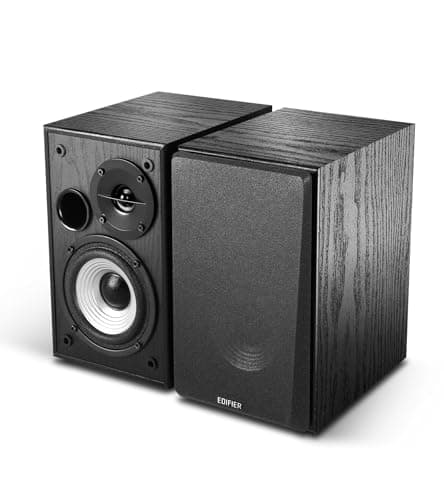 Edifier R990BT Bluetooth 5.4 Bookshelf Speakers, 2.0 Active Multimedia Speaker, 24W Output Power, RCA/AUX/Bluetooth Inputs, Digital Audio Processing, MDF Enclosure, App Control, for PC/Smartphone/TV