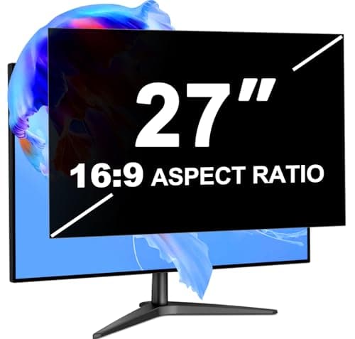 LUSA DESIGN 27 Inch Computer Monitor Privacy Screen Filter