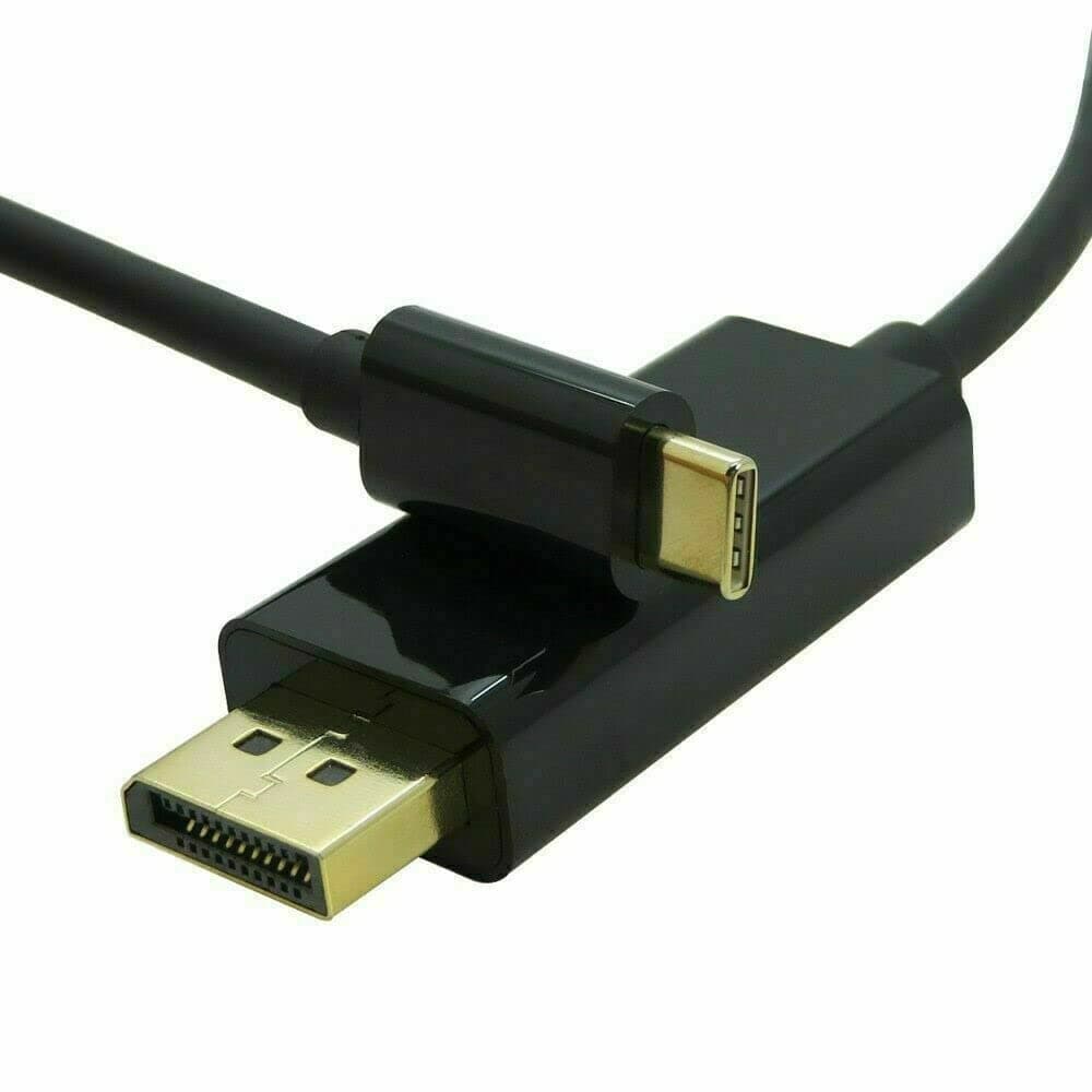 Multibao USB C to DisplayPort Cable, 4K Thunderbolt 3 Type C Male to DP DisPlayport Male Adapter (2M)