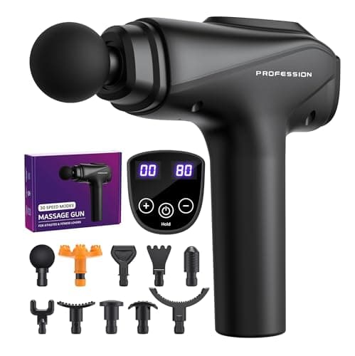 Bemkia Massage Gun Deep Tissue Muscle Percussion Massager 30 Speeds