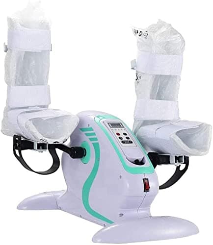 LISHEUK Motorized Electric Pedal Exerciser Fitness Exercise Bike For Hand Arm Knee Leg Rehabilitation Training Bicycle Cycling Rehab Equipment For Handicap Disabled
