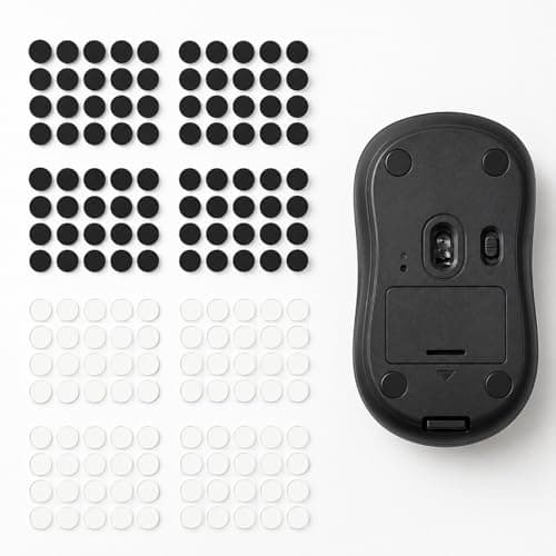 Honeyone PTFE Mouse Skate, 160 Dot Pads 6 mm and 7 mm for Gaming Mice