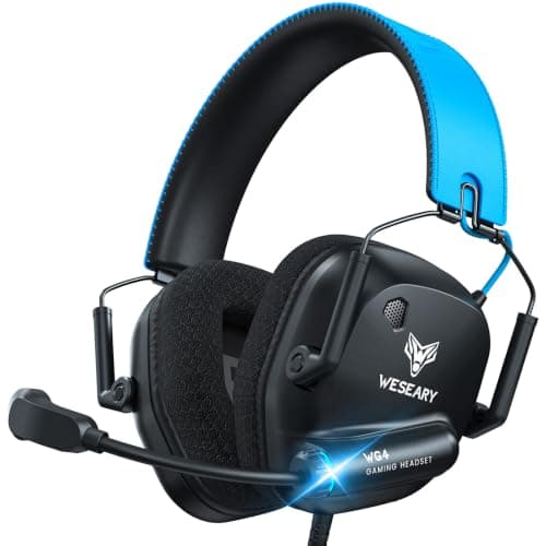 WESEARY Wired Gaming Headset for Xbox One/Series X|S, PC, PS4, PS5, Switch