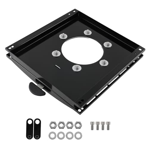 maXpeedingrods 360 Degree 2-Way Single Seat Swivel Base for Mercedes Sprinter for VW Crafter 2005-2017