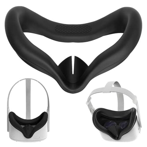 Nuqin Foam VR Face Pad Cushion for Oculus Quest 2, Black