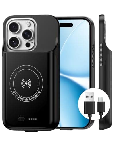 Giabuao Battery case for iPhone 12/12pro/13/13pro/14/14pro (15000 mAh, 6.1