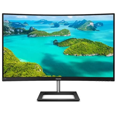 Philips 328E1CA - 32 inch Curved 4K Monitor, 60Hz, 4ms, VA, Speakers, Flicker Free, Adaptive Sync (3840 x 2160 @ 60 Hz, 250 cd/m², 4 ms, HDMI2.0 / DP1.2)
