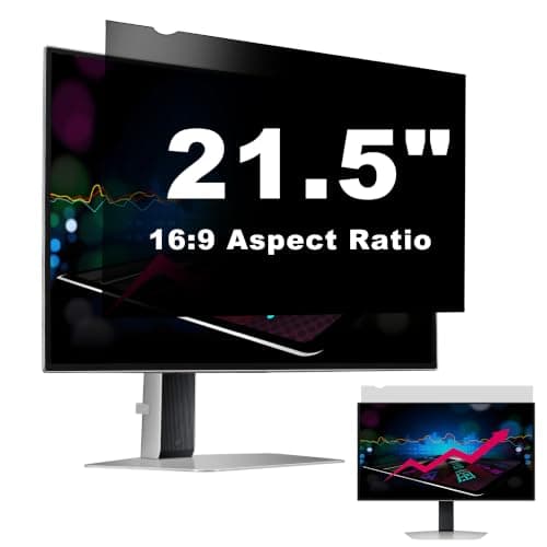 Computer Privacy Screen Filter for 21.5 Inch 16:9 Aspect Ratio Monitor
