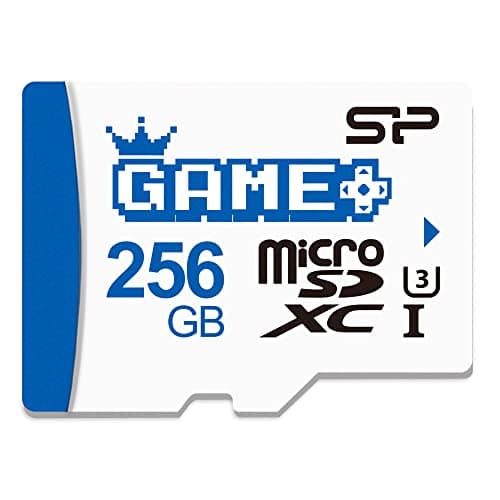 Silicon Power 256GB SDXC Micro SD Card Gaming Memory Card with Adapter Compatible with Nintendo-Switch