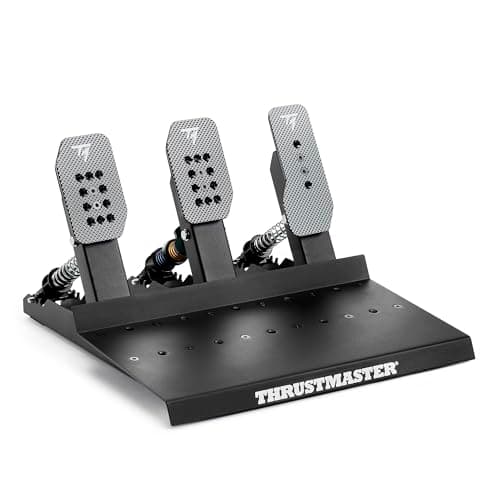 Thrustmaster Raceline Pedals III LC Load Cell pedal - PS5, XBOX & PC | 100 kg super precise brake sensor for expert Simracing, 24-bit resolution, H.E.A.R.T gas & clutch pedals, 100% metal