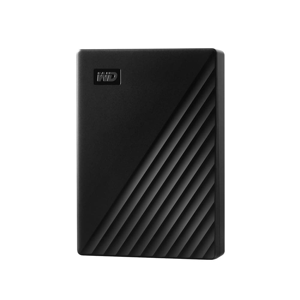 WD 6TB My Passport portable external storage, external hard drive, USB 3.0, portable HDD with software for device management, backup and password protection, works with PC, Xbox &Playstation, Black