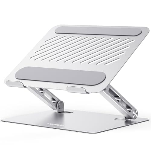 UGREEN Laptop Stand, Aluminum Adjustable Laptop Riser with Heat-Vent