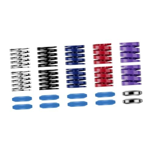 BaotyJie Brake Pedal Kit Combination Stop Switch Upgrade Replacement Sturdy Metal Spring & Damping Block Race Simulator Accessories