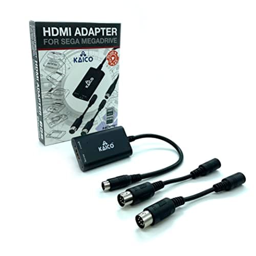 Kaico SEGA Mega Drive HDMI Adapter, 1080p S-Video Converter for PAL/NTSC