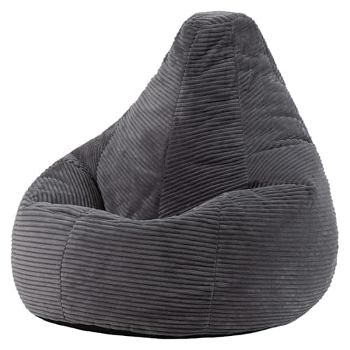 icon Dalton Cord Bean Bag with Filling Included, Grey