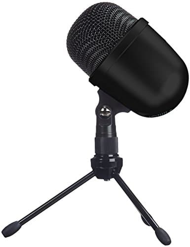 Amazon Basics Desktop Mini Condenser Microphone - Black