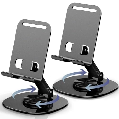 Uosato 2 Pack All-Metal Alloy Desktop Phone Stand