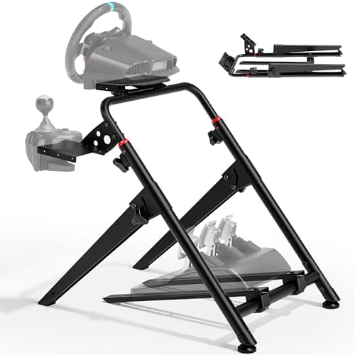 ARES WING Sim Racing Wheel Stand, Foldable Racing Simulator Cockpit | Formula and GT Sim Racing Cockpit Compatible with Fanatec, Thrustmaster, Logitech, Moza, Racing Games on PS5, PS4, Xbox & PC