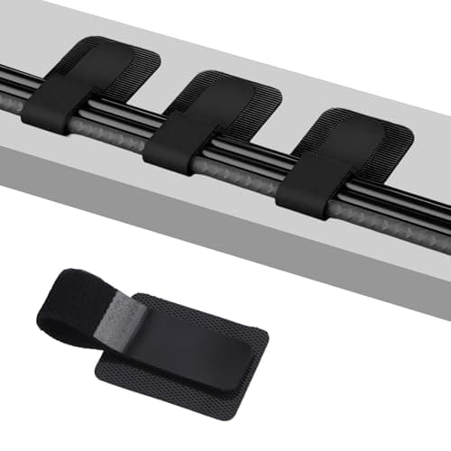30 PCS Under Desk Cable Management Kit (Black)