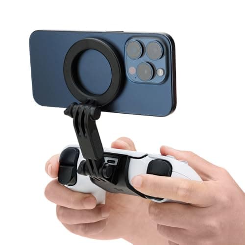 KIWIFOTOS PS5 Controller Phone Mount Clip, Magnetic Mobile Gaming Clip