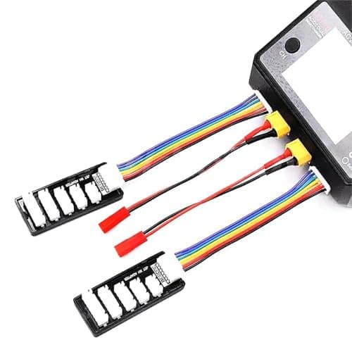 SPARKHOBBY XT60/XT30/JST/T-plug Balance Charger Extension Cable and 2-6S Extension Board for HOTA D6 D6PRO D6+ Smart Charger RC (2PCS JST 2PCS Board)