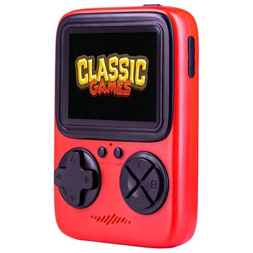 Handheld Games Console for Kids Built-in 289 Video Games, Portable Retro Game Console with 2.8" Color Screen, Rechargeable Battery, Mini Arcade Electronic Game Console for Boys Girls