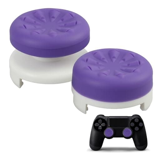 Thumb Stick Grips Caps for PS5 controller grips with Anti-Slip Design, Height Increase for Precision Controller Grips, Silicone Turbo Cap Thumbstick Grip Cap for Precision