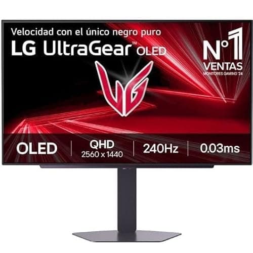 LG UltraGear 27GX704A-B 27" OLED Quad HD 240Hz 0.03ms Height Adjustable Monitor