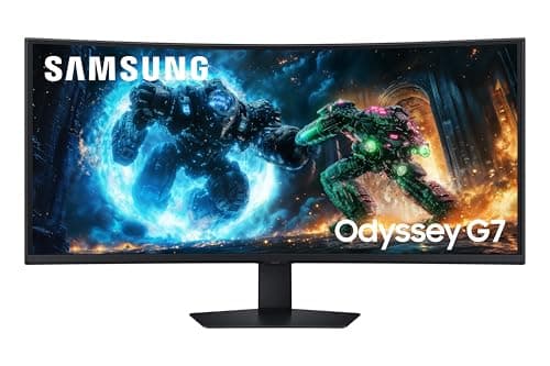 Samsung Odyssey G7 LS40FG756EUXXU 40" Curved Ultrawide 5K2K WUHD Gaming Monitor - 180Hz, 1ms, 5120x2160 UltraHD, 1000R, HDMI 2.1, Displayport, USB, Height Adjust