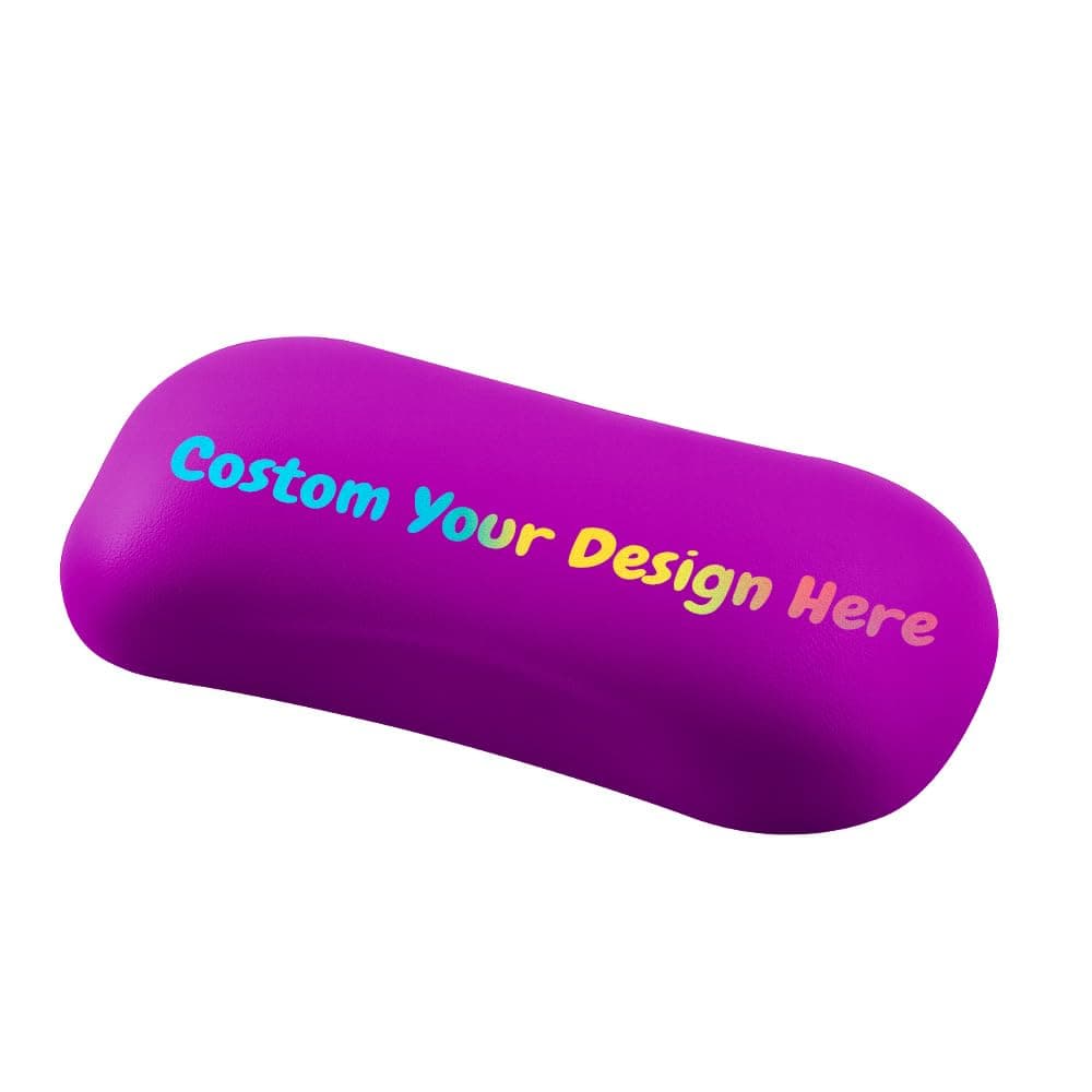 Personalized Mouse Wrist Rest Custom Desk Wrist Pad for Mouse Customized Ergonomic Memory Foam Mouse Pad Wrist Rest Support Non-Slip Base (Purple)