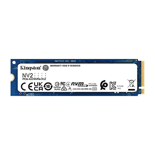 Kingston NV2 NVMe PCIe 4.0 Internal SSD 2TB M.2 2280 -SNV2S/2000G