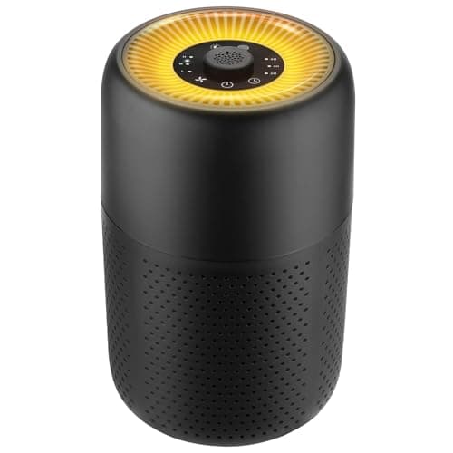MELEDEN Air Purifiers for Bedroom with True HEPA13 Filters,Pet Air Purifier with Aroma Pad for Wildfires Smoke Pollen Dander,22dB Quiet Air Cleaners for Baby Room Office Dorm P60 (Black)