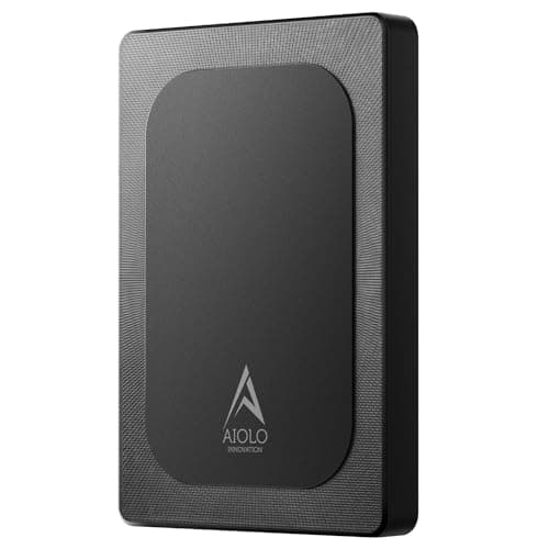 Aiolo Innovation 1TB Ultra Slim Portable External Hard Drive HDD-USB 3.0 for PC, Mac, Laptop, PS4, Xbox one,Xbox 360-Super Fast Transmission