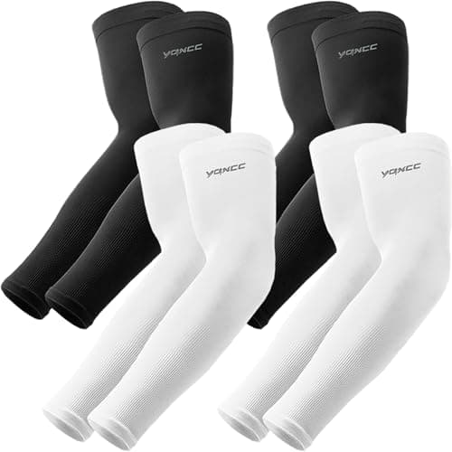 YQXCC Arm Sleeves Cooling UV Sun Protection Sport Compression for Men Women