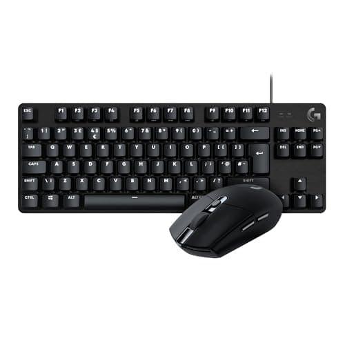 Logitech G305 LIGHTSPEED Wireless Gaming Mouse and G413 TKL SE Mechanical Gaming Keyboard – mouse with HERO sensor and compact keyboard – PC/Mac - Black