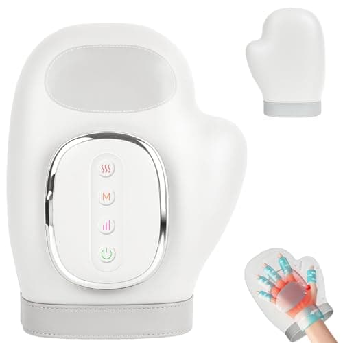 Hand Massager with Heat and Air Compression, Relief for Arthritis, 3 Modes, 5 Intensity Levels, 3 Heat Settings, 15 Min Timer, Cordless Hand Massager Air-Bag, Pain Relief Heated Wrist Finger Massage