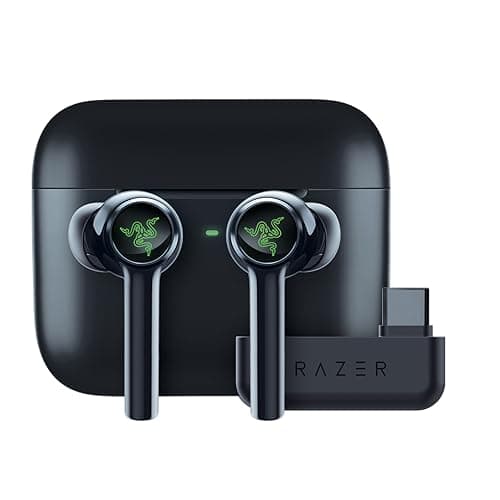Razer Hammerhead Pro HyperSpeed - True Wireless Gaming Earbuds Chroma RGB (HyperSpeed Wireless, Active Noice Cancellation, Chroma RGB, Bluetooth 5.3) Black
