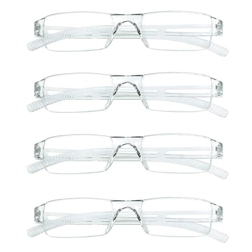 Hubeye Frameless Reading Glasses Ultralight Blue Light Blocking Lens 2.50