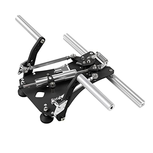 WUGU SN-1 Flight Rudder Pedals, Multi-Function Adjustable Pedals, Hall Sensor, Plug-And-Play, US8 Interface, Helicopters Flight Rudder Pedals