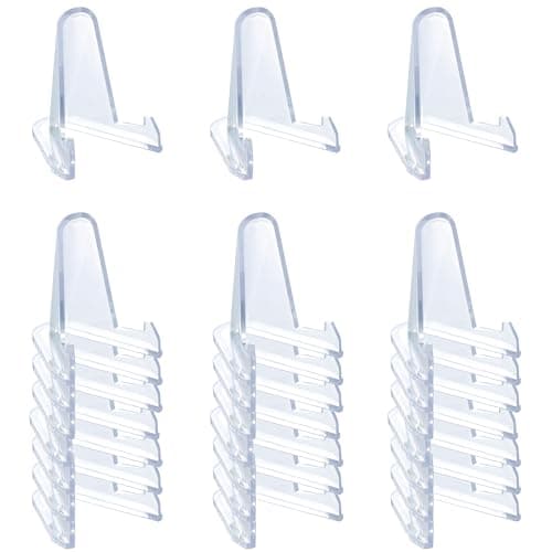 24 Packs Thickened edition (2.3 Inch) Acrylic Card stands, Card Holder Display Stand,Coin Display stand, for Display Magnetic Card Holder,Challenge Medals, Baseball Cards, Sports Cards, Trading Cards
