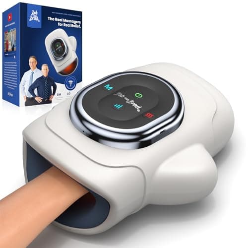 BOB AND BRAD Hand Massager for Arthritis, Upgraded Heat and Compression