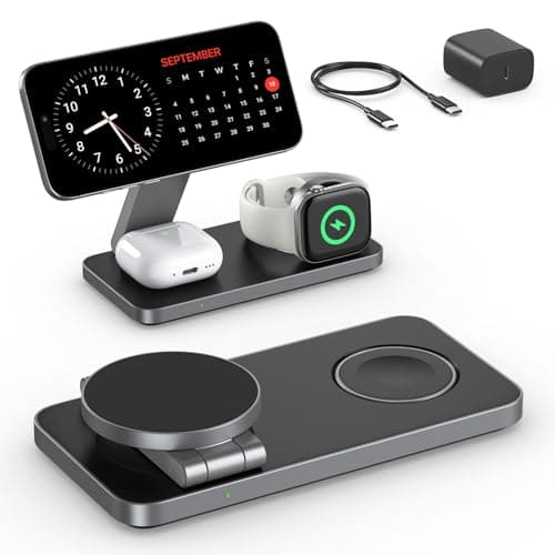 EXW 3 in 1 Magnetic Wireless Charging Station for Apple Multiple Devices
